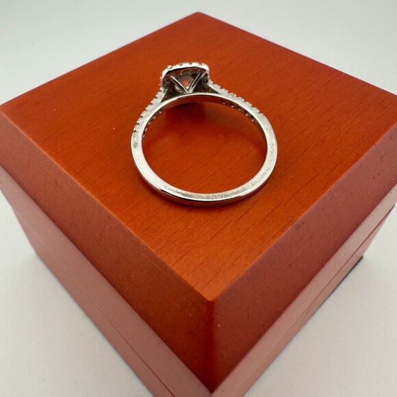 Nataliya V Collister NVC Sterling Silver CZ Engagement Solitaire Ring size 9 - Picture 7 of 7